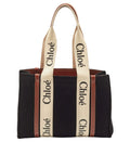 chloé Woman Woody Wool Leather Crossbody Bags Black
