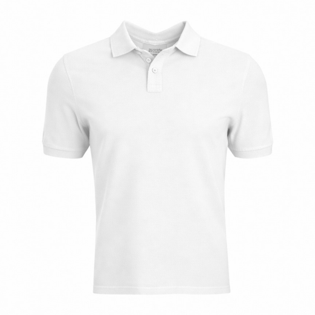 Alpha Studio Man White Polo