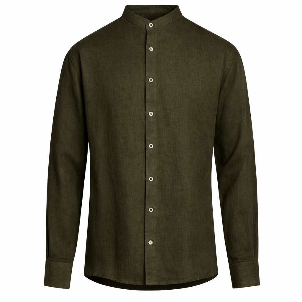 Alpha Studio Man Green Shirts