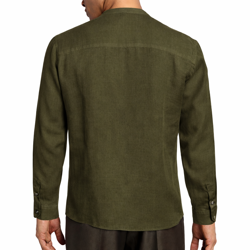 Alpha Studio Man Green Shirts