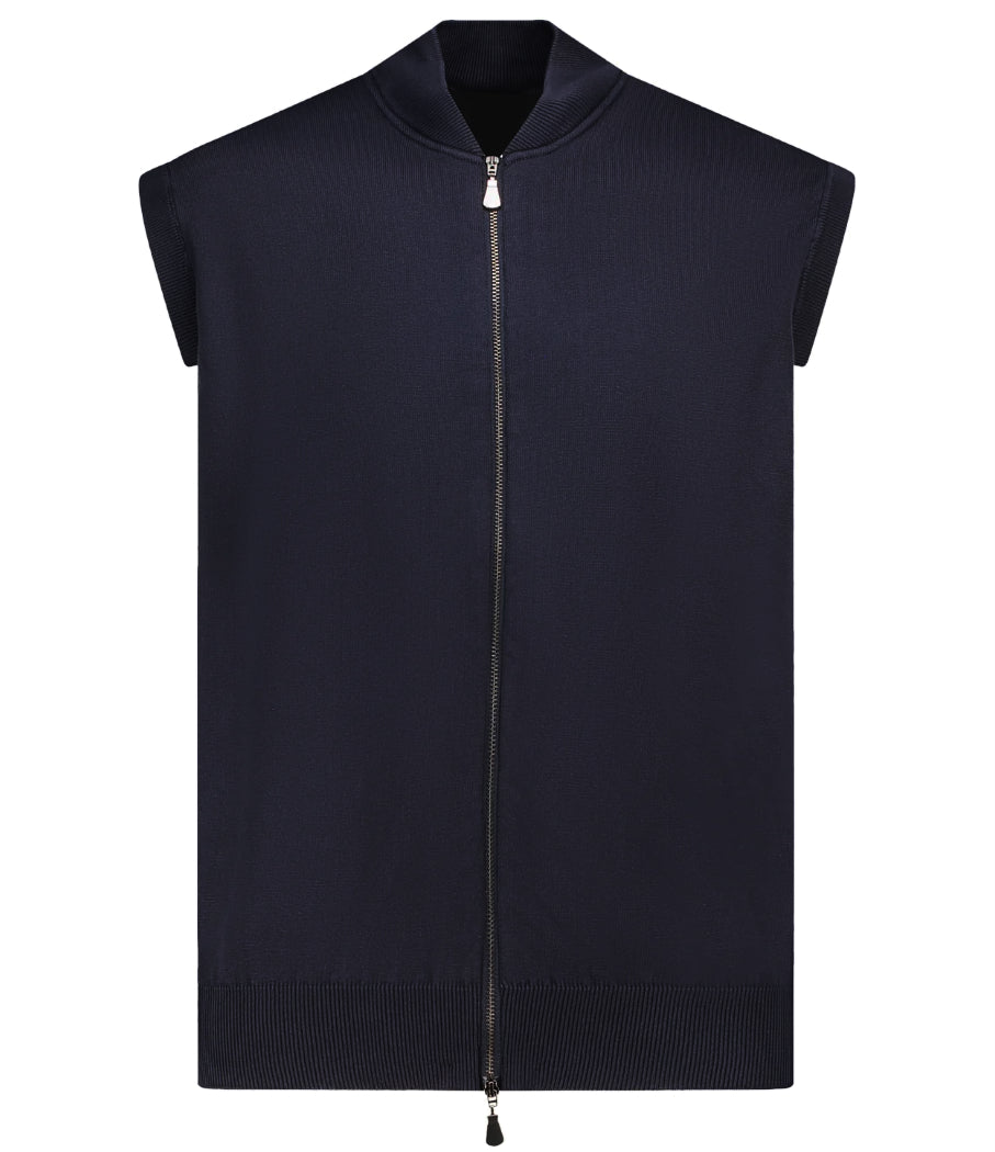 Alpha Studio Man Blue Vest