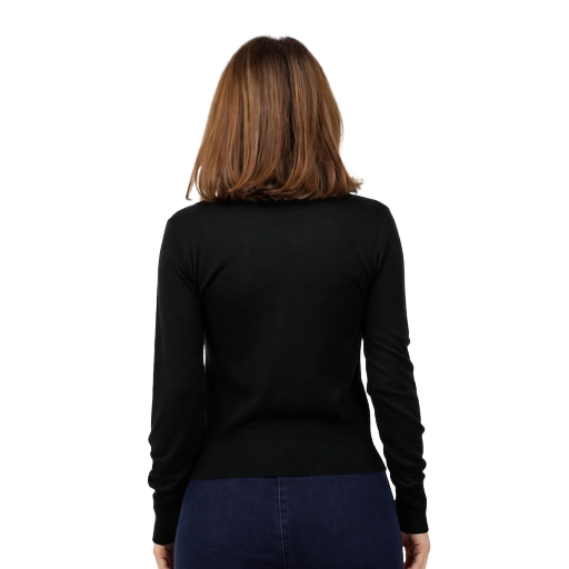 Alpha Studio Woman Black Sweaters