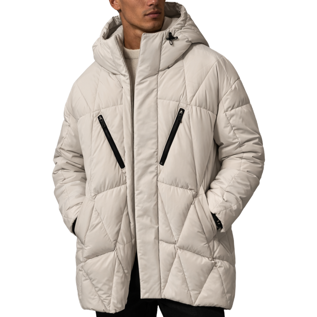 Herno Man Jacket Long Trapuntata White