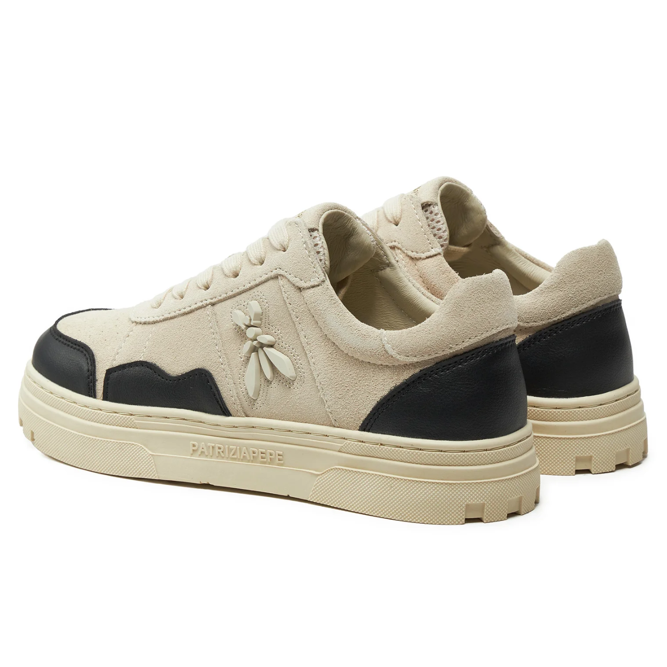 sneakers scamosciate beige