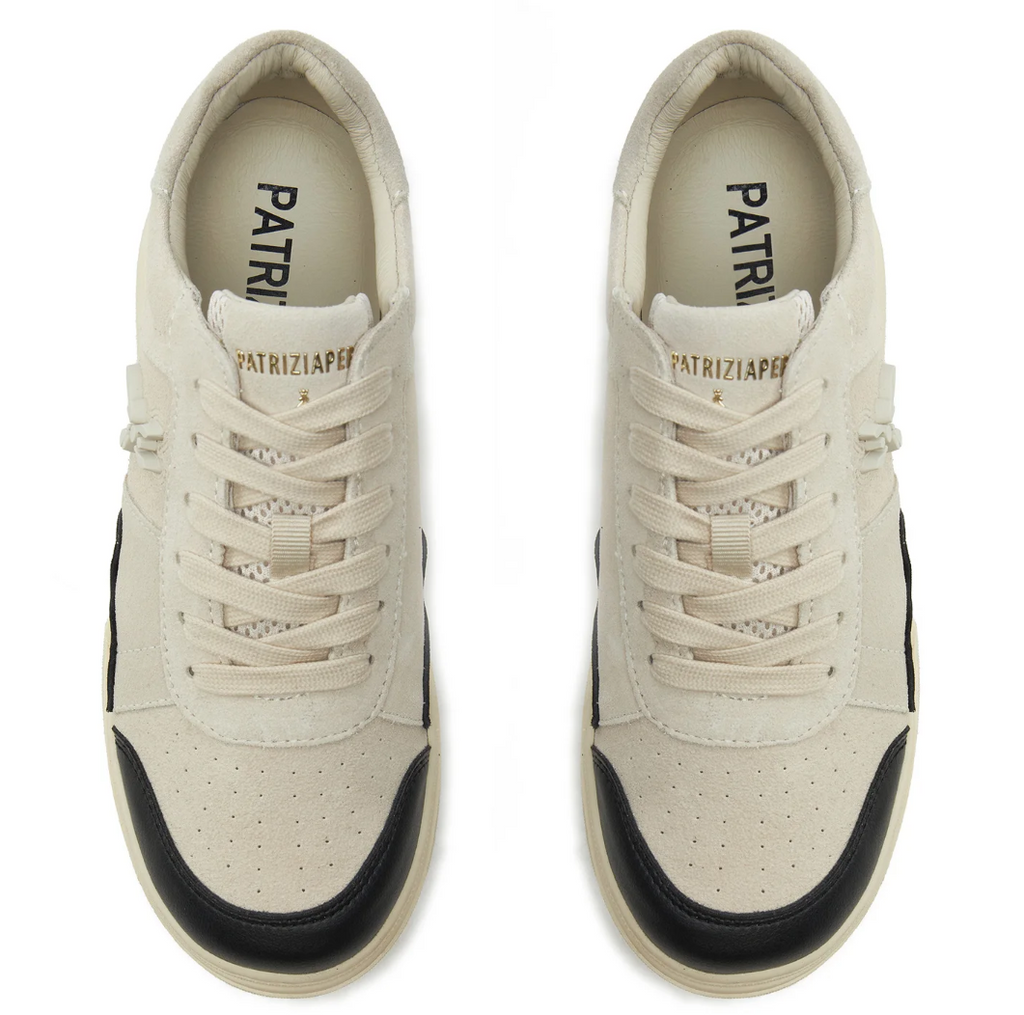 sneakers scamosciate beige