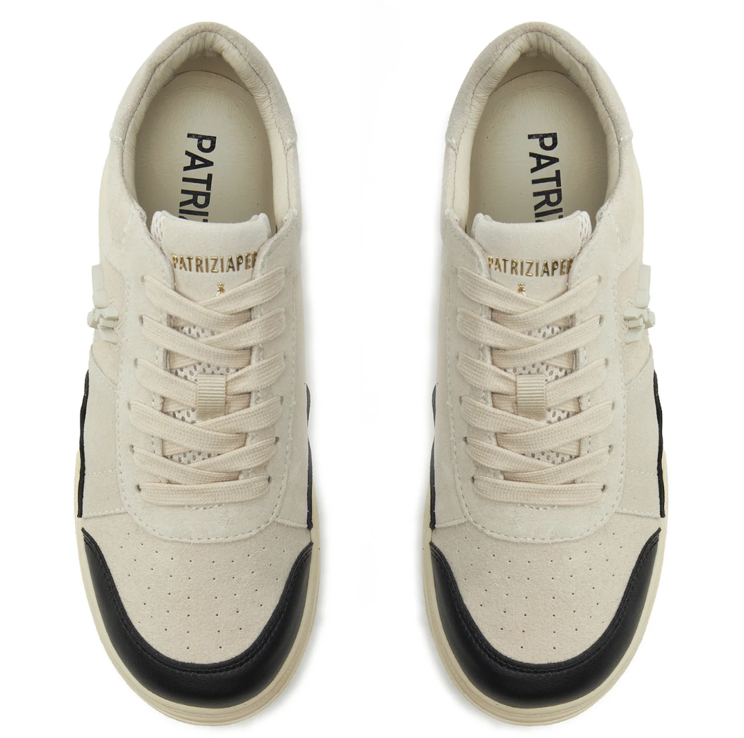 sneakers scamosciate beige