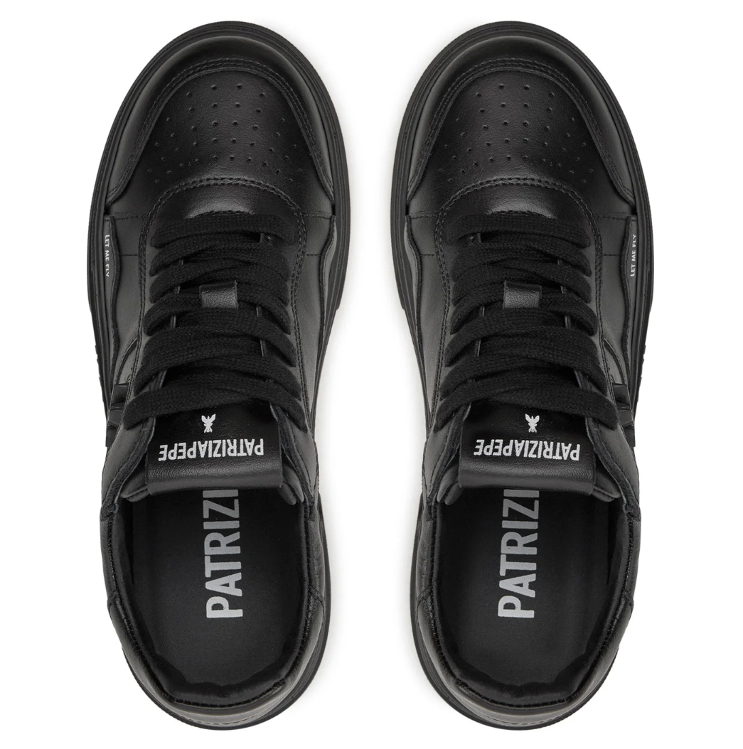 sneakers pelle nera