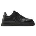 sneakers pelle nera