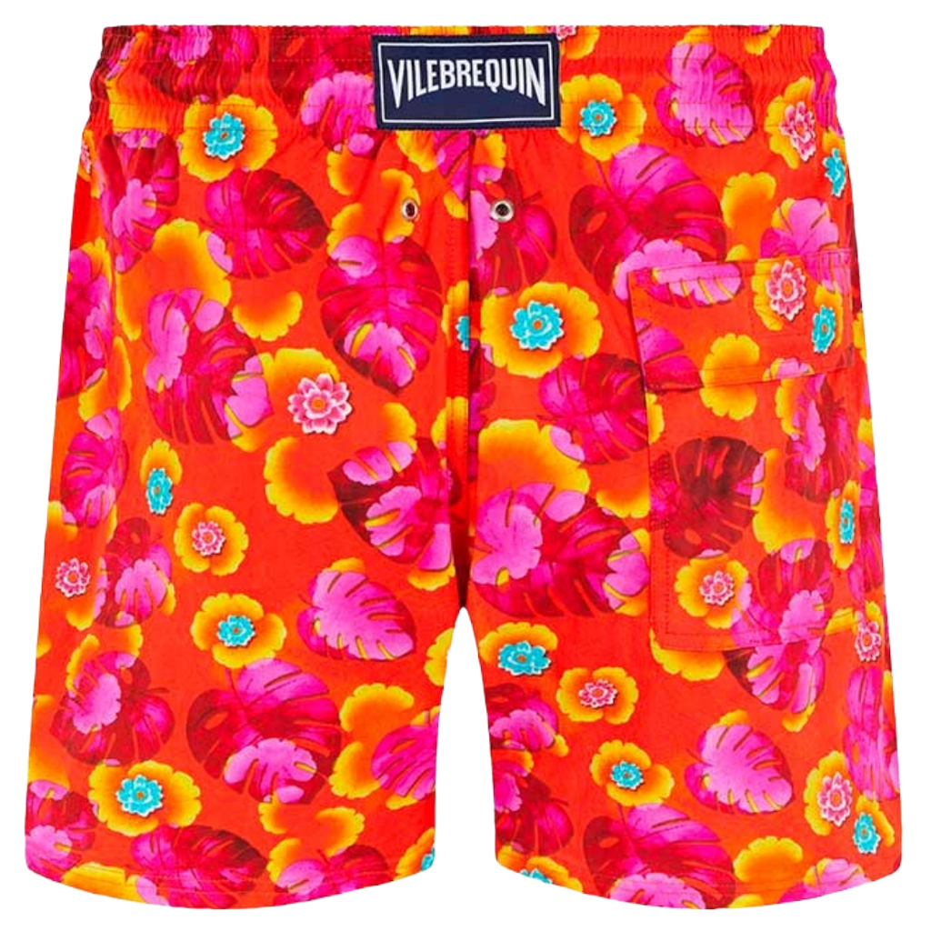 swim shorts leaf vintage