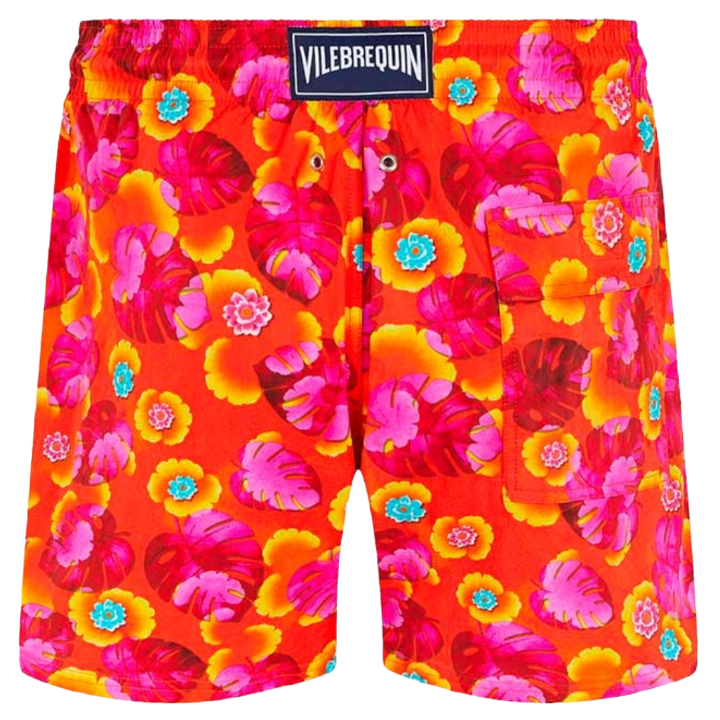 swim shorts leaf vintage