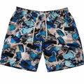 Swim shorts abstract print