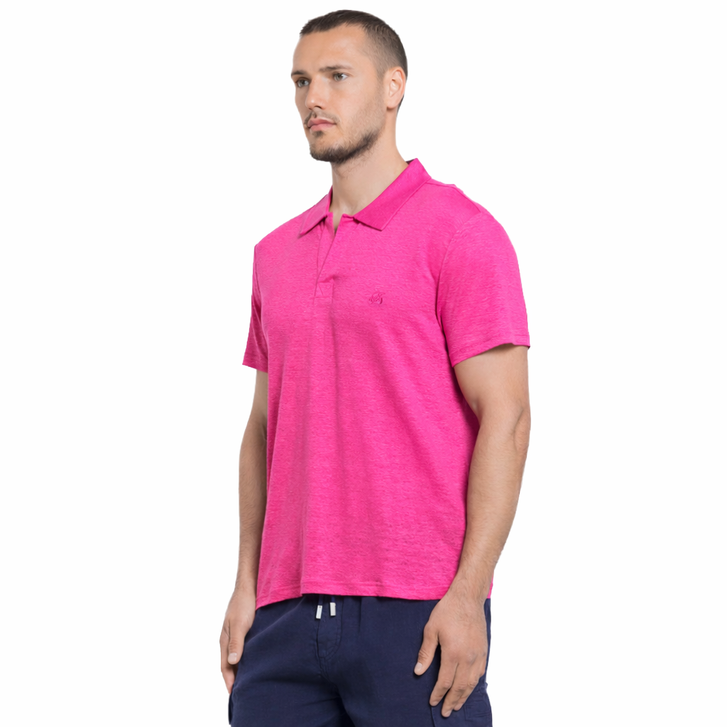 Vilebrequin Man Polo Shocking Pink