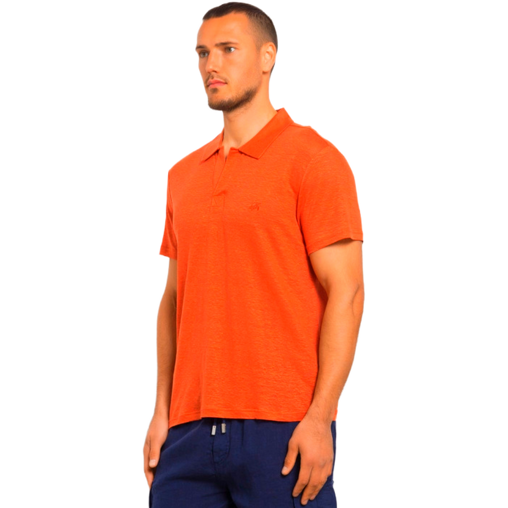 Vilebrequin Man Polo Arancio Abricot Orange