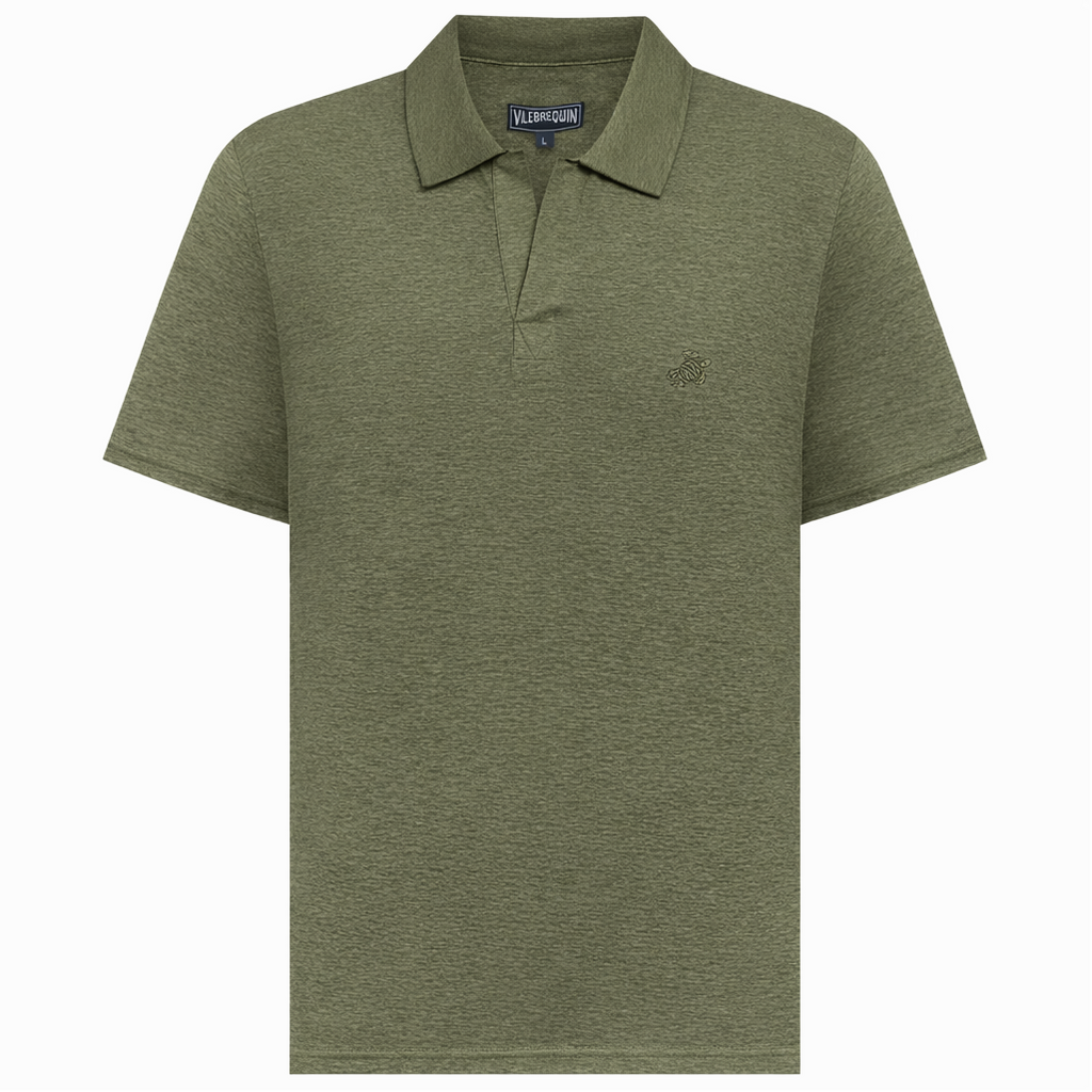 Vilebrequin Man Polo Oliva Green
