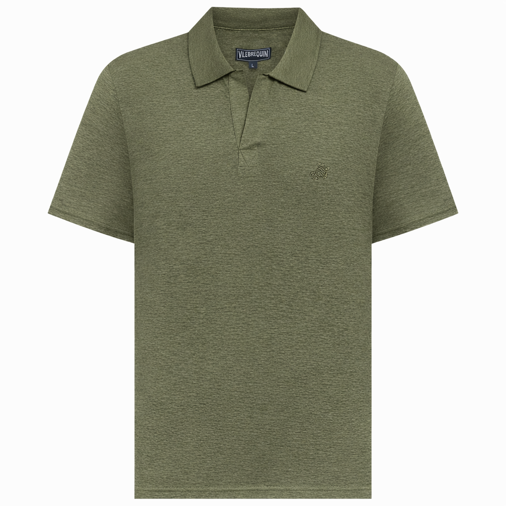 Vilebrequin Man Polo Oliva Green