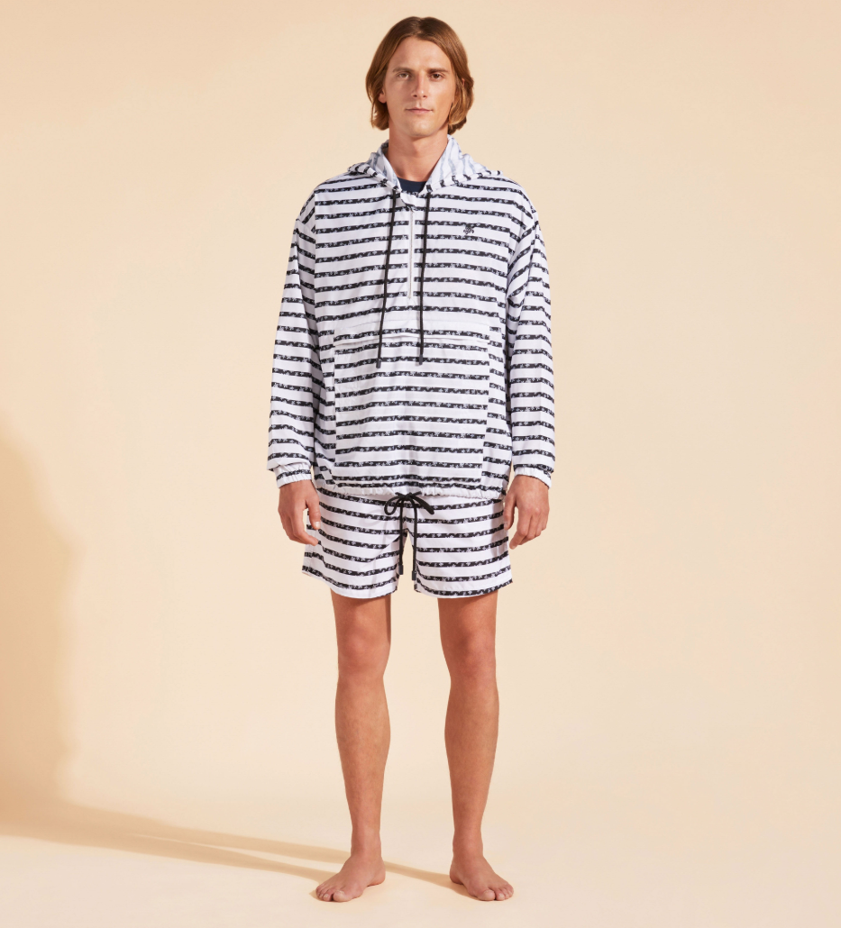 Striped Turtle Round Micro Jacket
