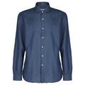 camicia denim blu scuro