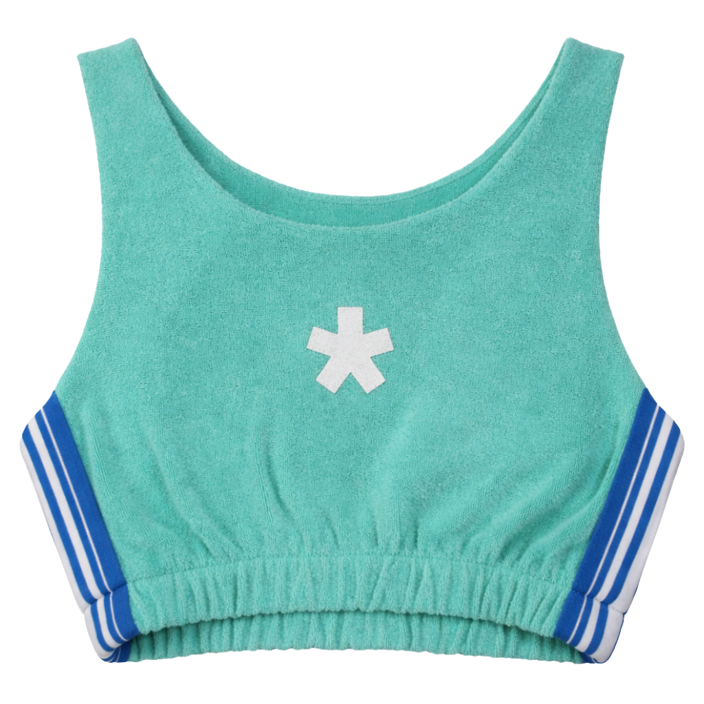 Comme Des Fuckdown Woman Top Aqua Green