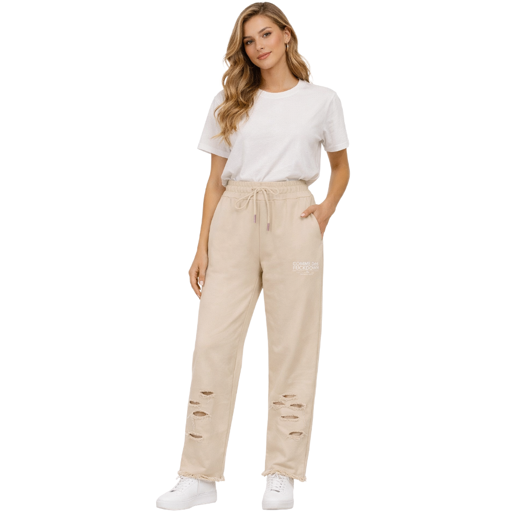 pantaloni beige