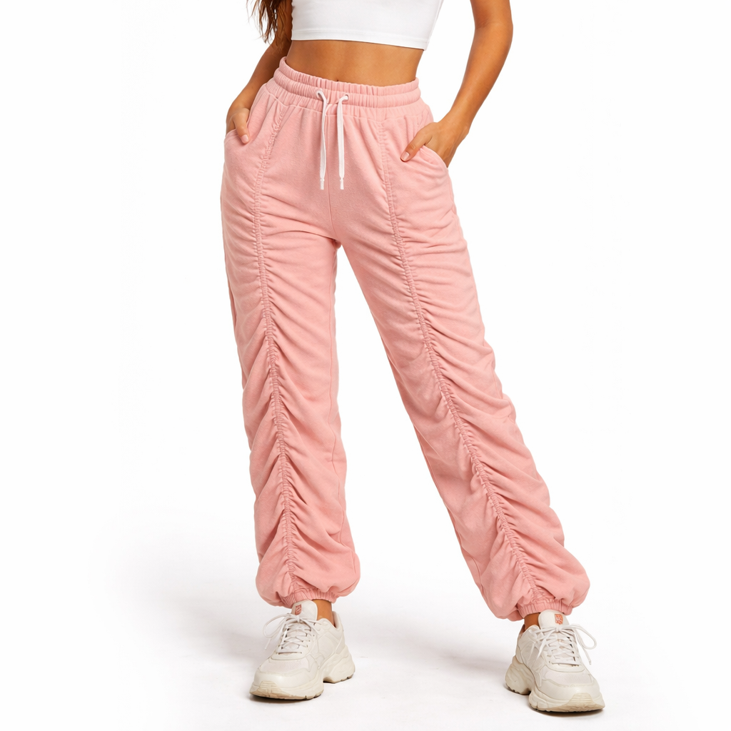 Comme Des Fuckdown Woman Trousers Sweatshirt Pink