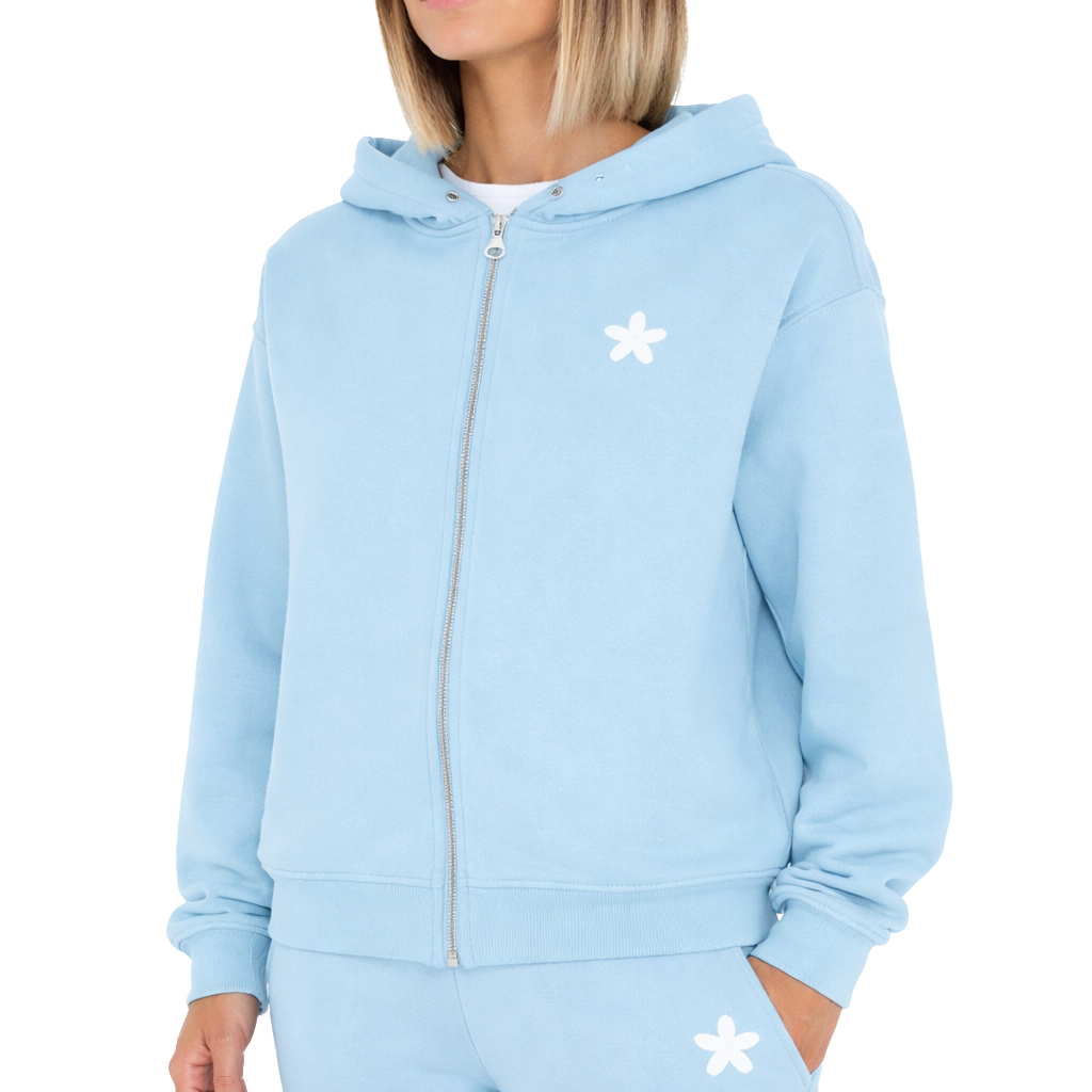 felpa azzurra