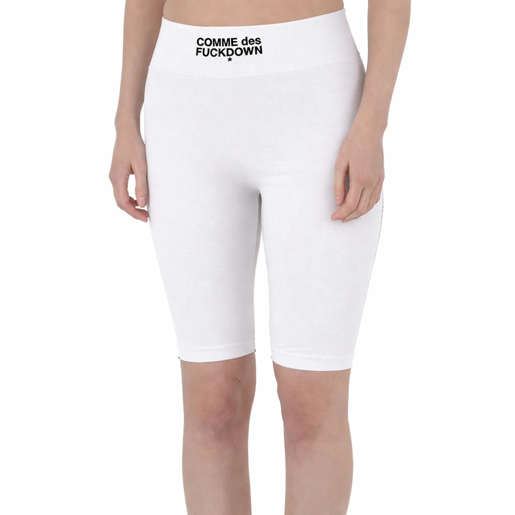 Comme Des Fuckdown Woman Leggings Cotton White