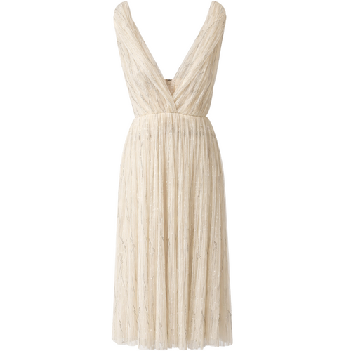 Elisabetta Franchi Dress Polka-Dot Cream