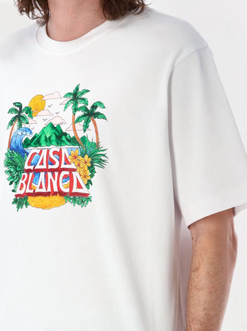 casa beach wave printed