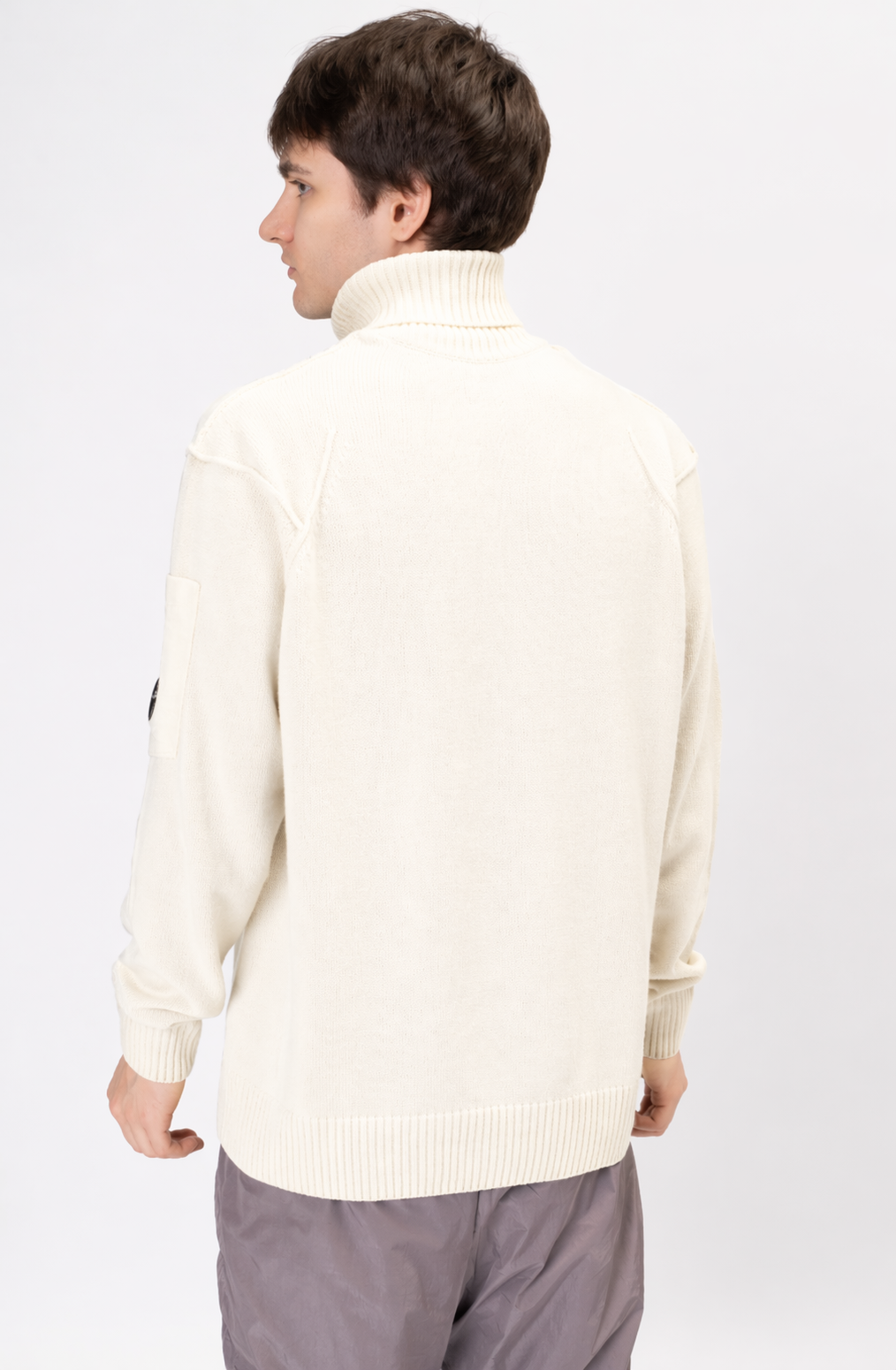 turtle neck lambswool panna
