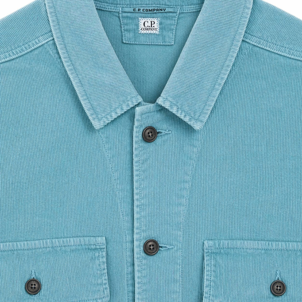 camicia a costine velluto
