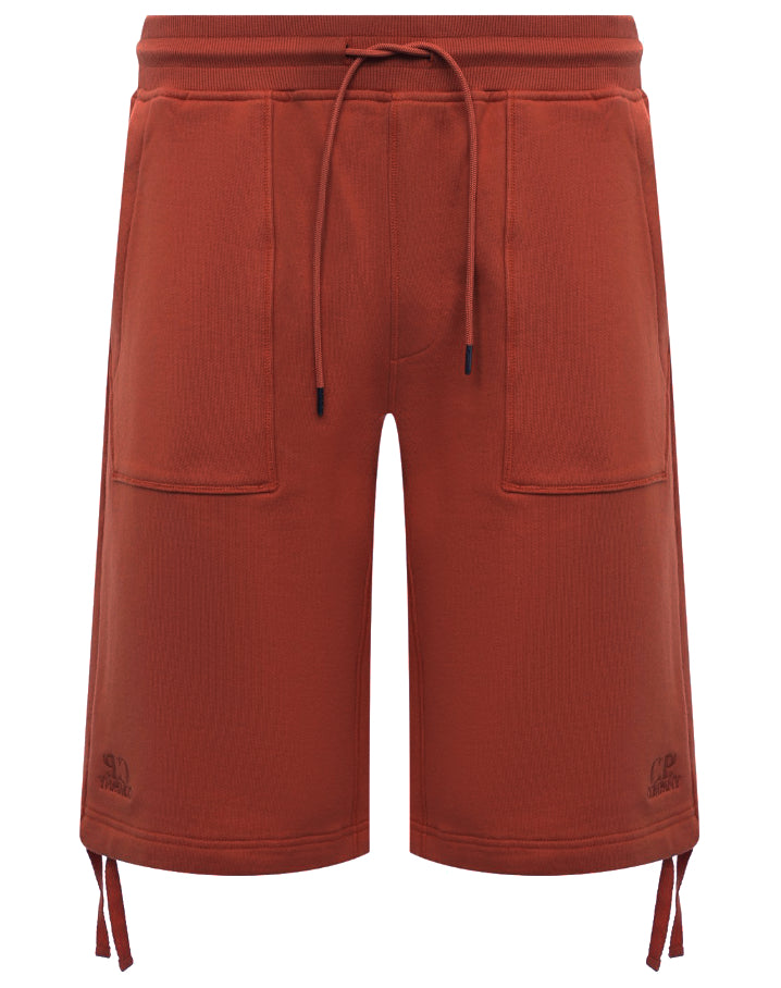 C.P. Company Man Bermuda Shorts Cargo Raised Fleece Brown