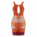 Abito Martin Red Sequins 