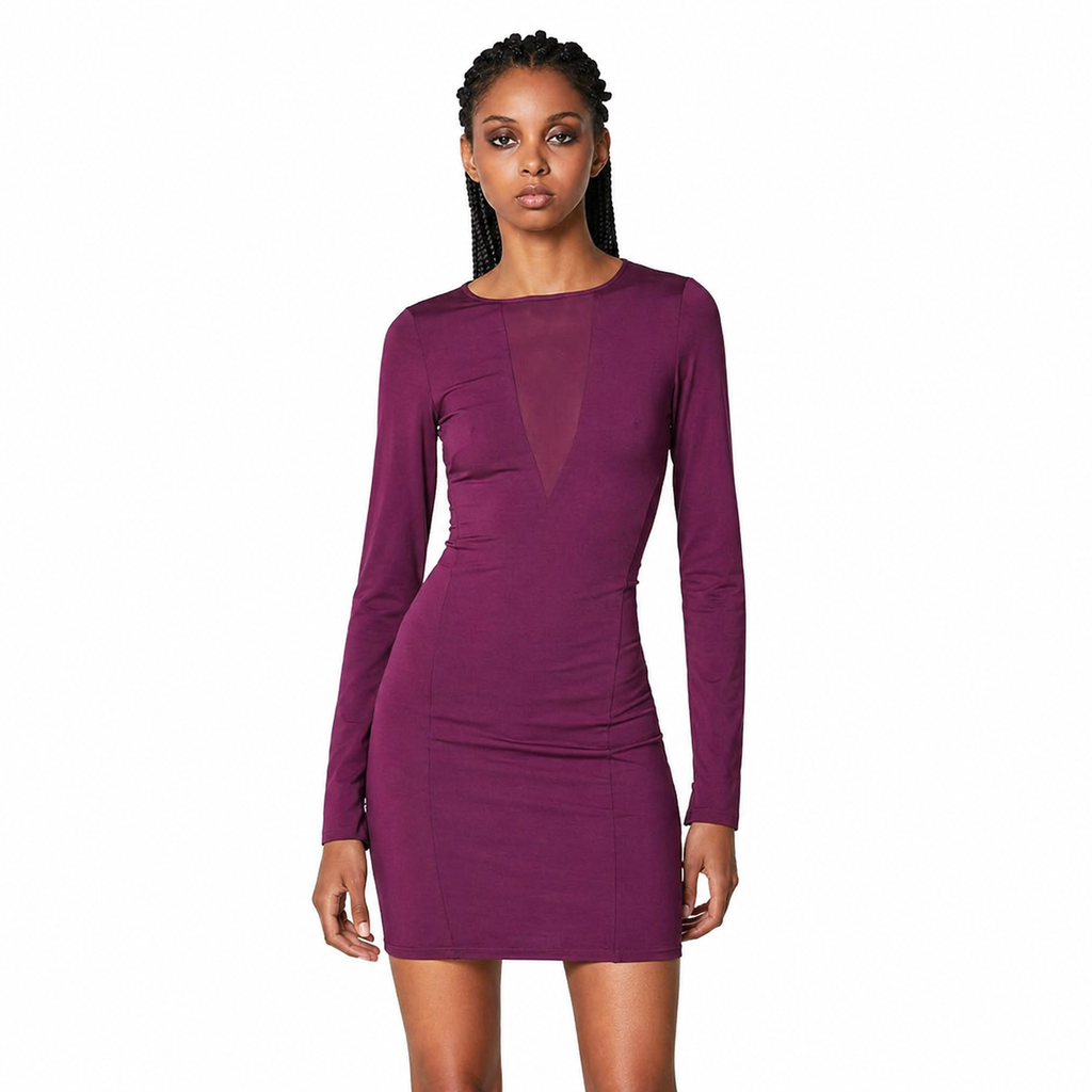 abito futuristic purple