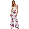 pantaloni fantasia floreale