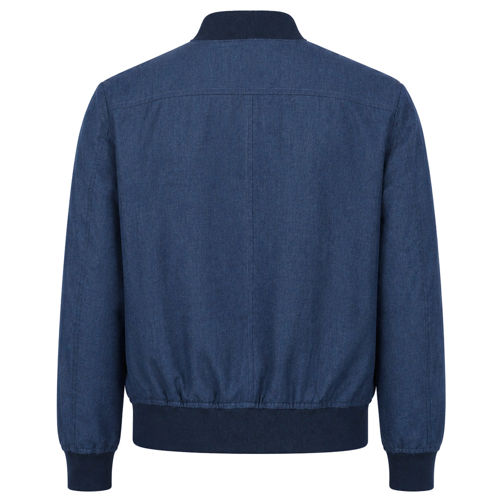 Loro Piana Linen Jacket Bomber Summertime — view 2