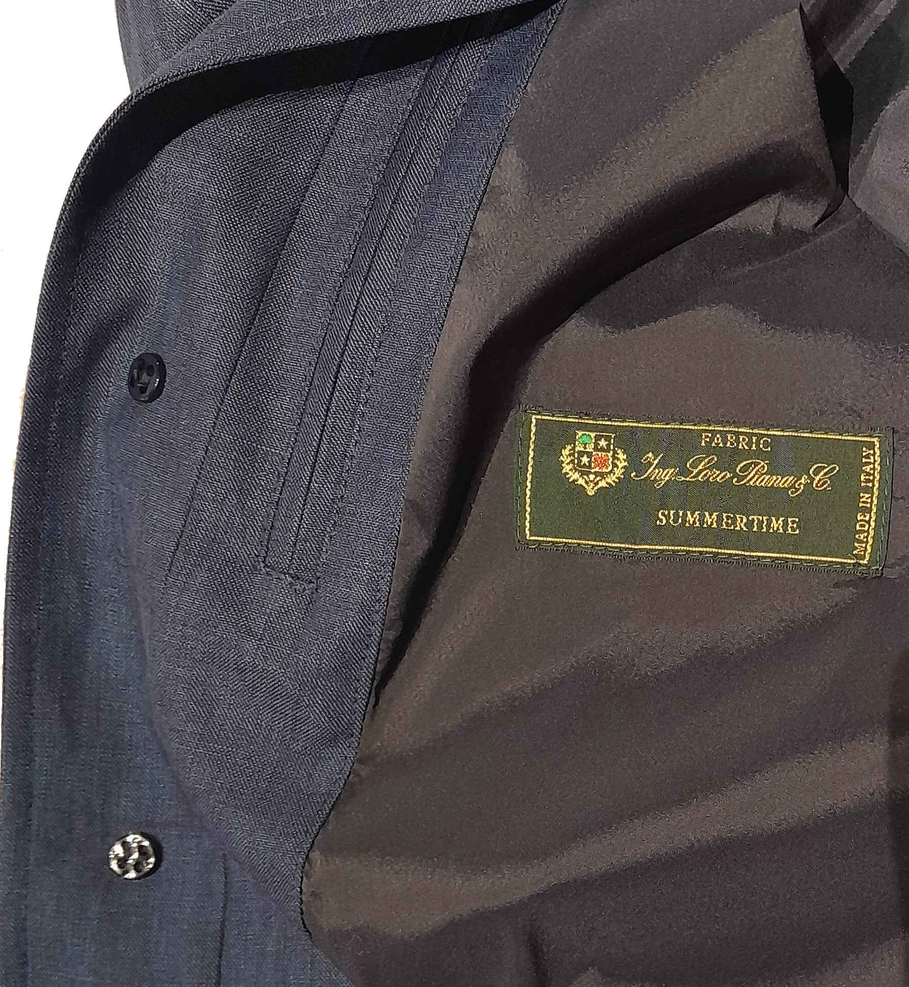 Loro Piana Fabric Man Blue Jackets