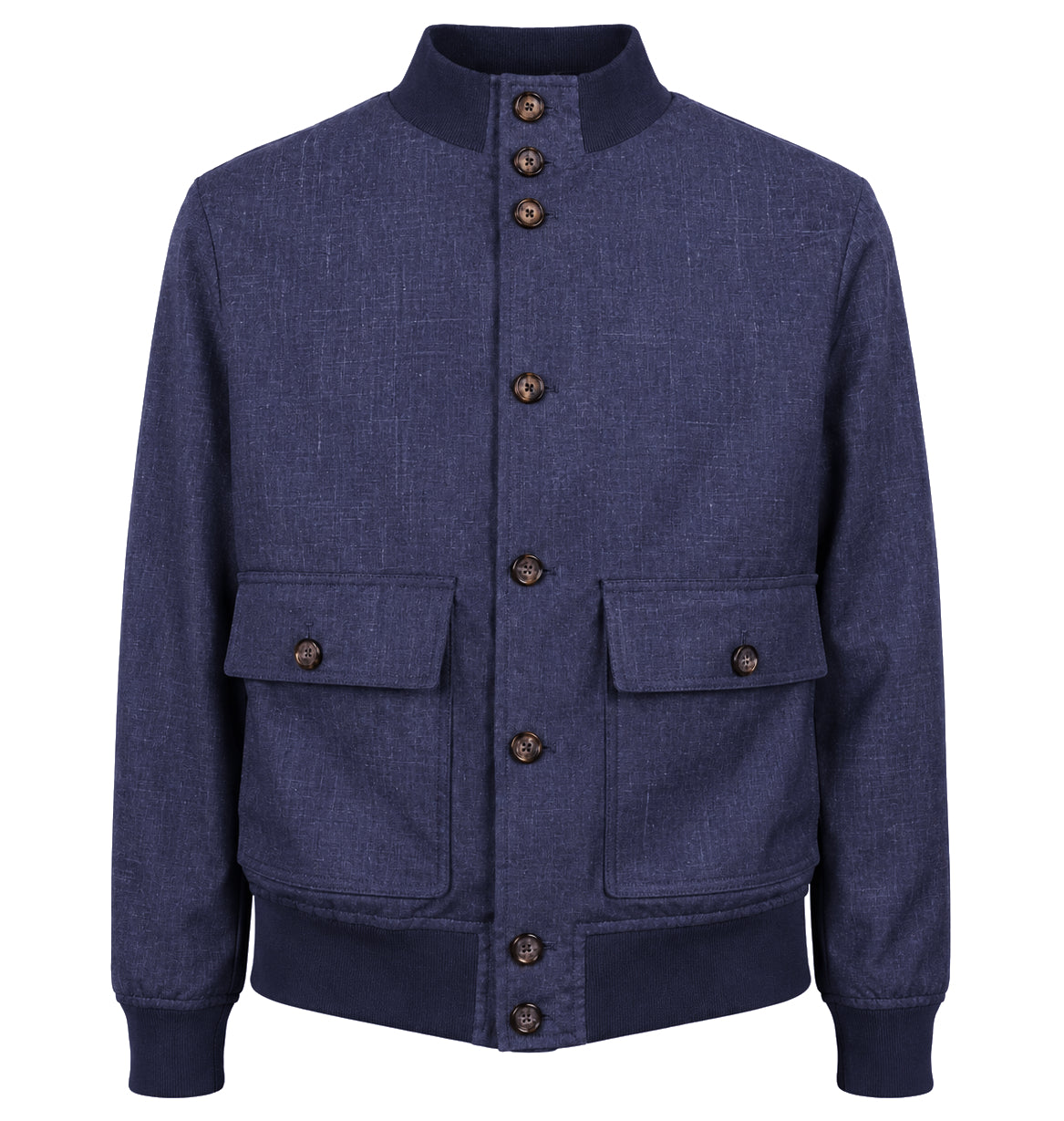 Loro Piana Linen Jacket Bomber Summertime