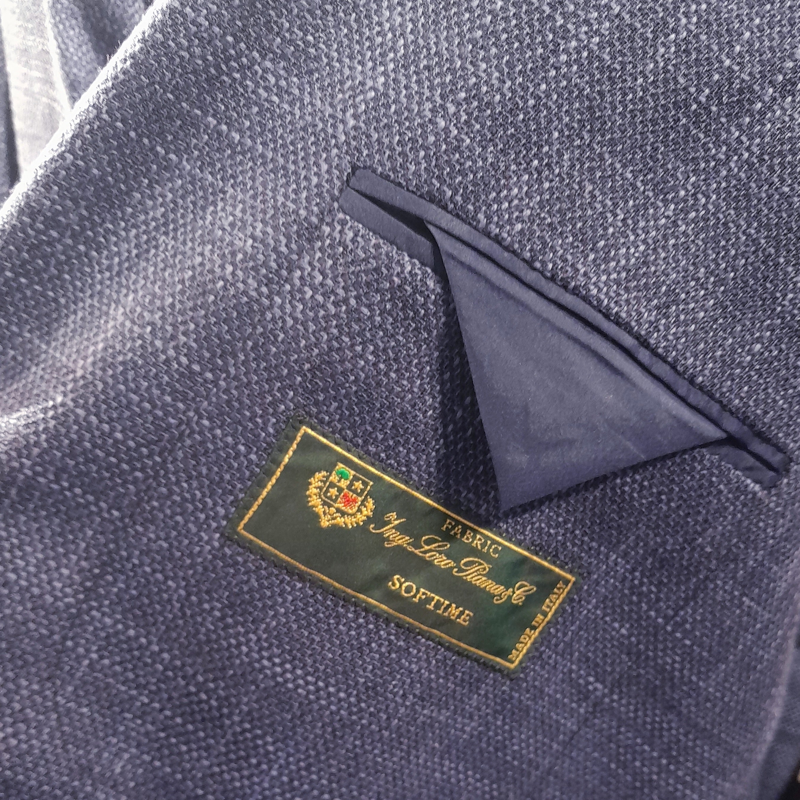 Loro Piana Fabric Man Blue Jackets