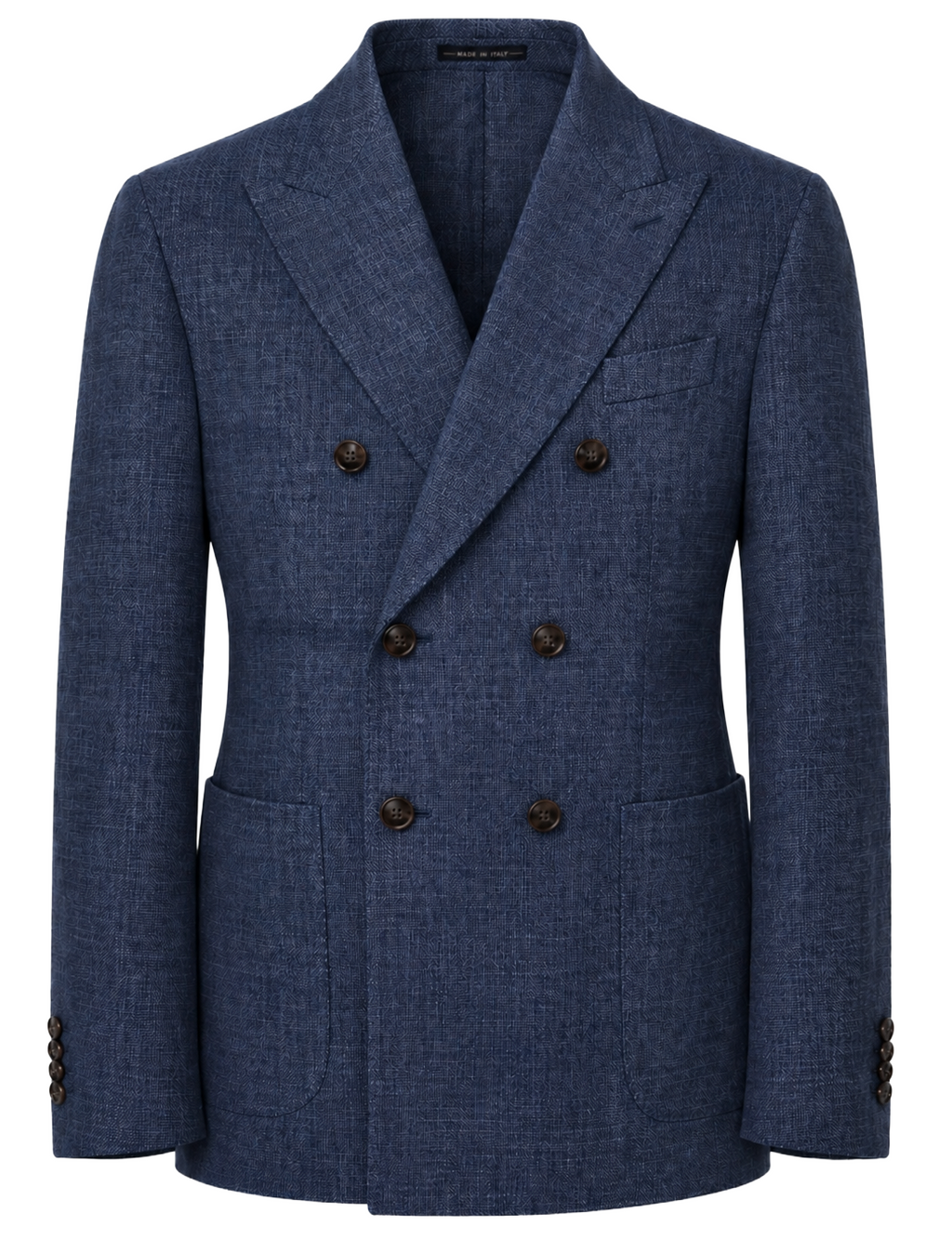 Loro Piana Linen Jacket Double-Breasted Softime
