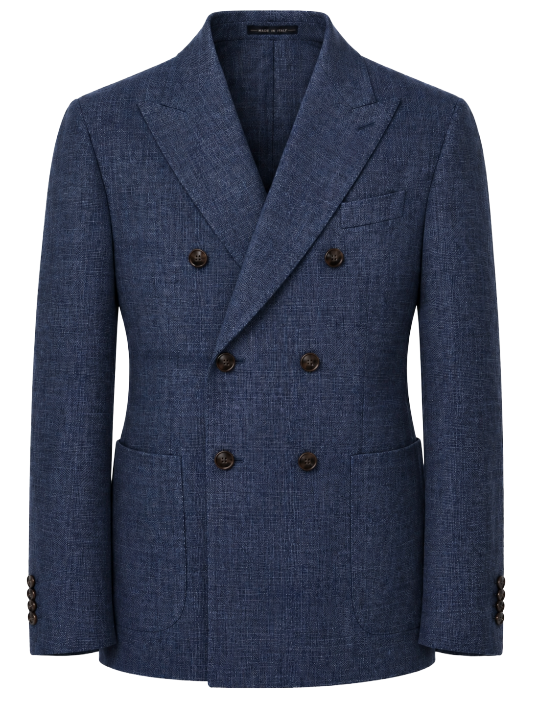 Loro Piana Linen Jacket Double-Breasted Softime