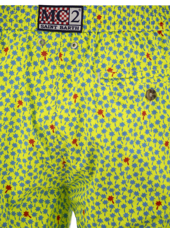 MC2 Saint Barth Man Lighting Foret Swimwear Yellow