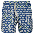 MC2 Saint Barth Man Swimsuit Patterned Padel Blue