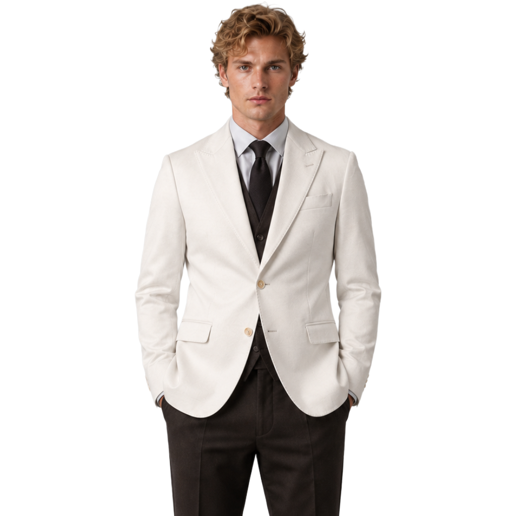 Dolce & Gabbana Man White Formal Jacket