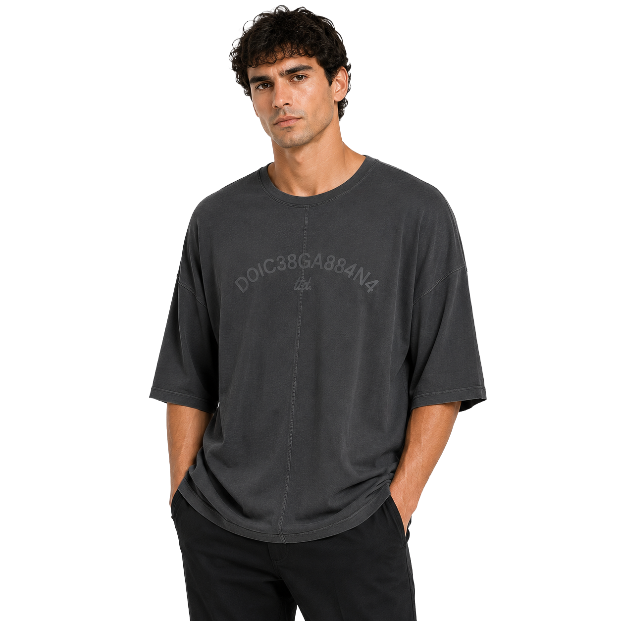Dolce & Gabbana Man Grey T-shirt & Top
