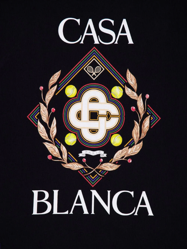 Casablanca Man Black T-shirt & Top