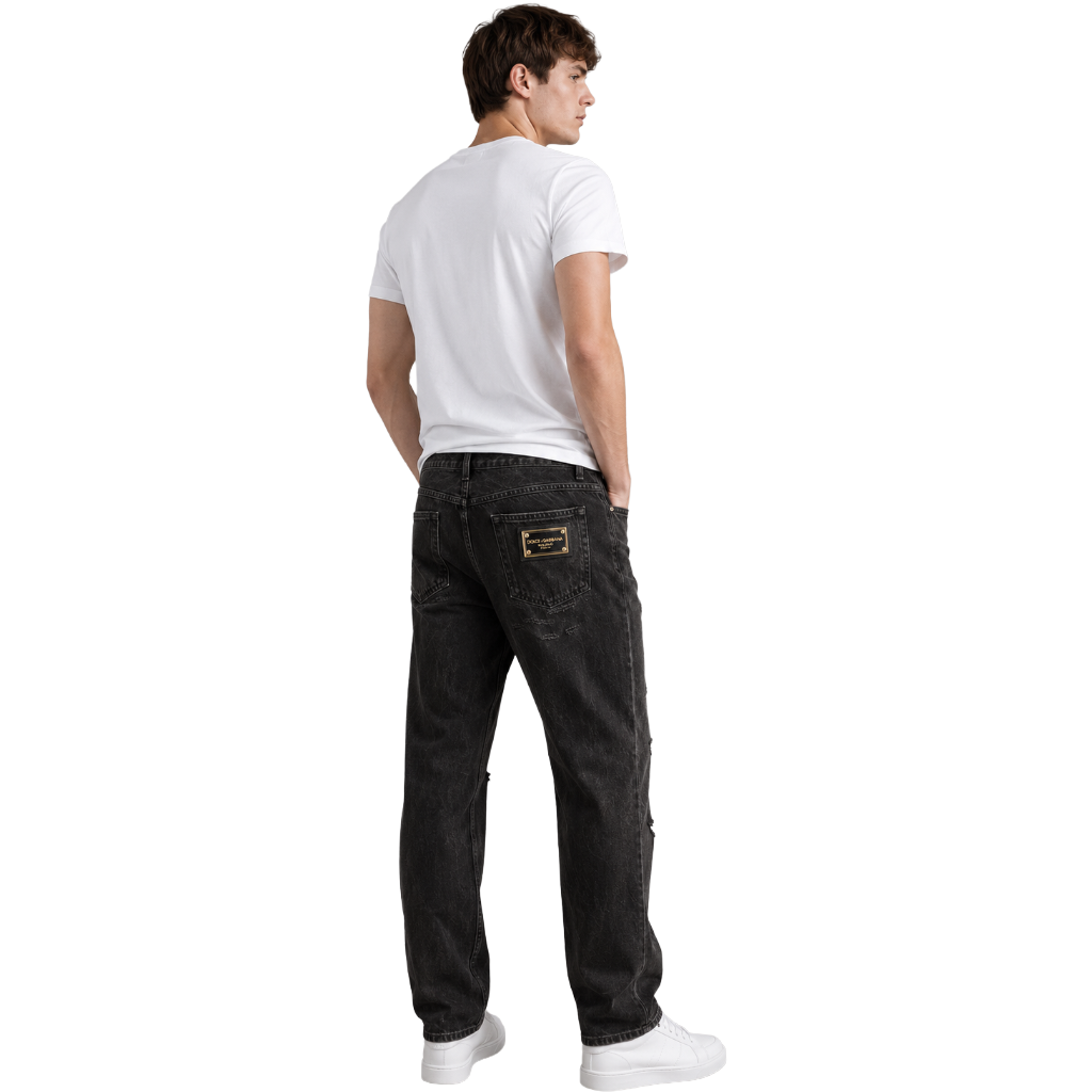 Dolce & Gabbana Man Black Jeans