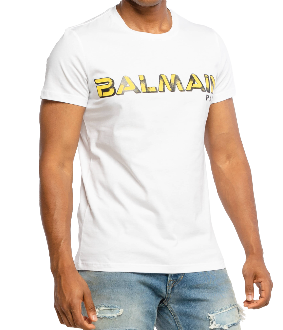 Balmain Man White T-shirt & Top