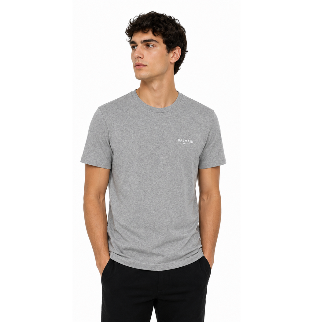 Balmain Man Grey T-shirt & Top
