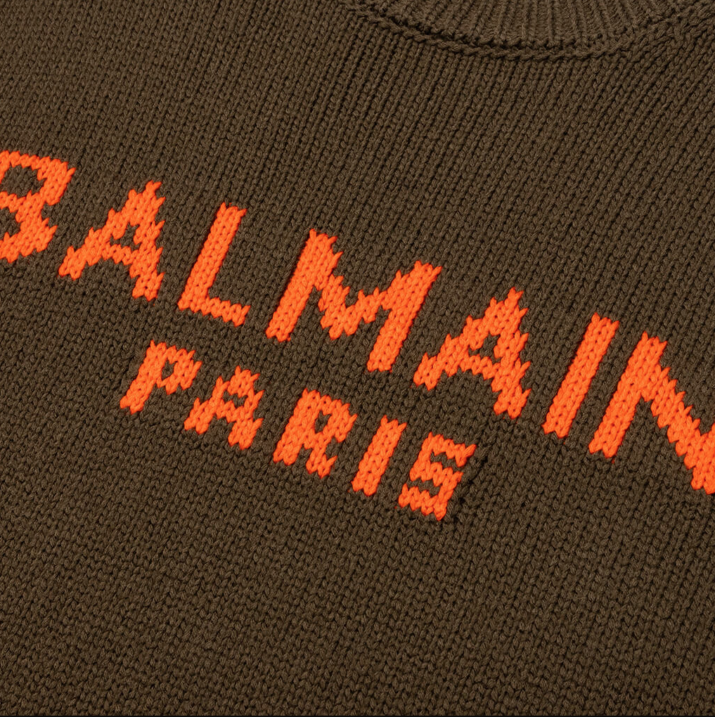 Balmain Man Brown Sweaters
