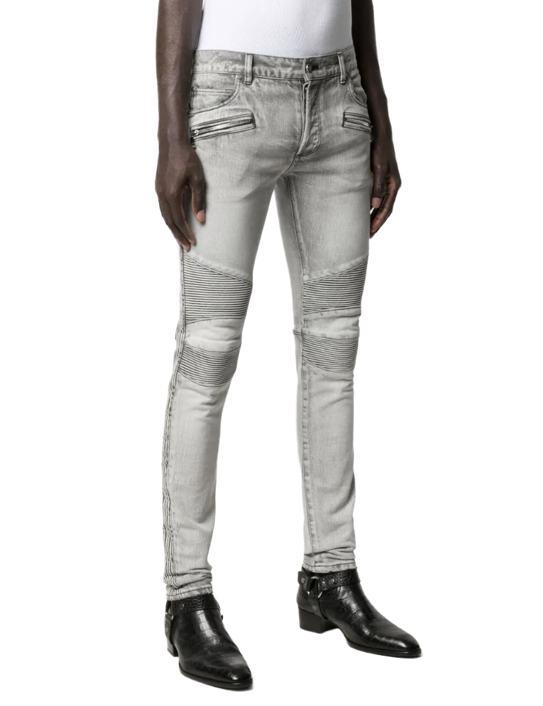 Balmain Man Grey Jeans